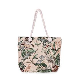 Elegante Tote Bag mit Blumendruck