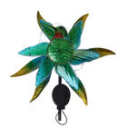 Windrad Kolibri, Größe 25x15x117 cm, Mehrfarbig