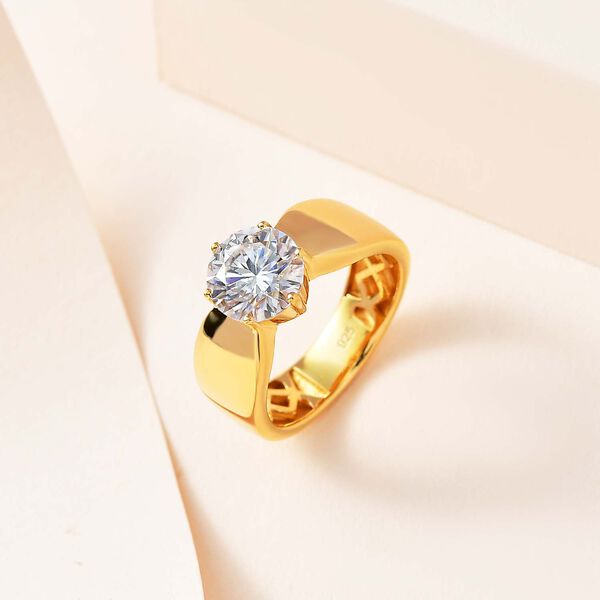 Moissanit Ring - 1,74 ct. image number 2