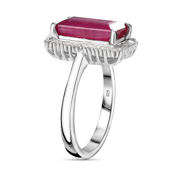 Afrikanischer Rubin und Diamant-Ring - 4,67 ct. image number 7