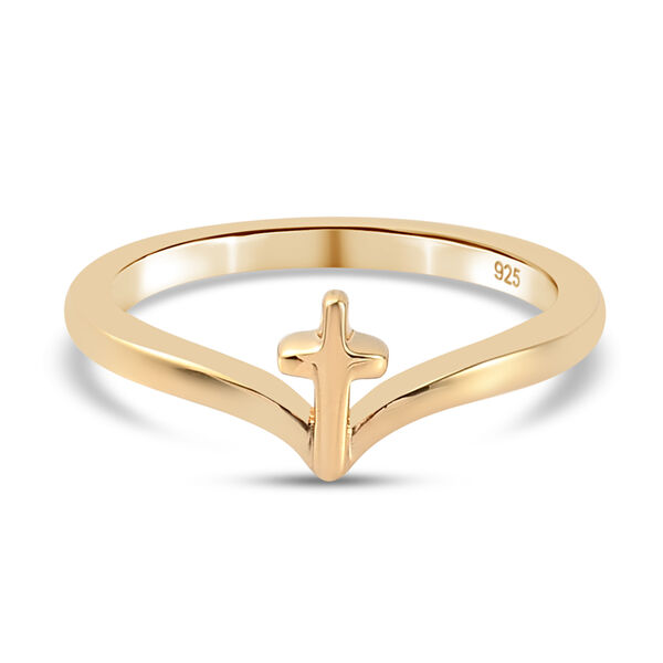 Ring 925 Silber vergoldet