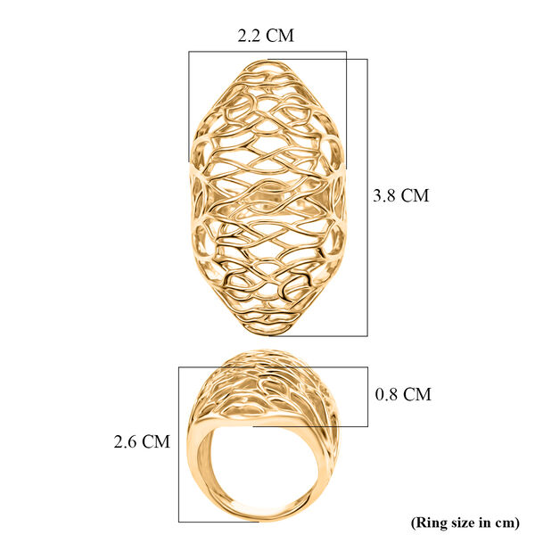 EVER TRUE Bronzella Kollektion-Reine Bronze 750 VergoldetRing (Gr&ouml;&szlig;e 20.00) ca. 8,64g image number 5