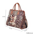 KAIAIWLUO Canvas Leo Print Tasche,Leopardenmuster Tasche Für