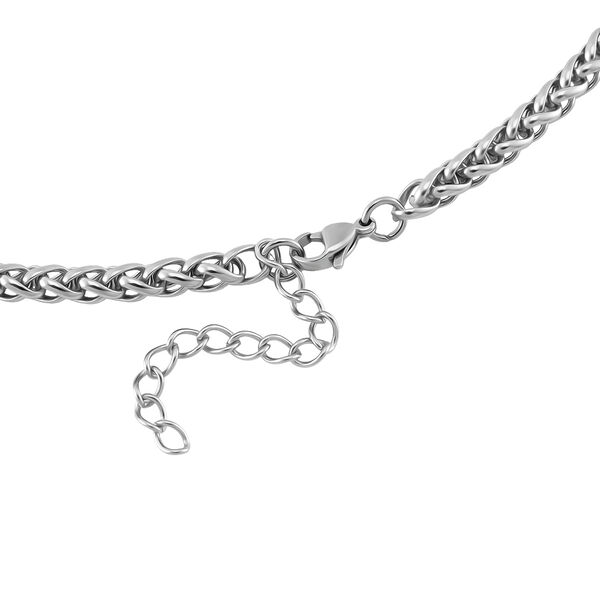 Byzantinische 50+5cm Halskette in Silberton image number 5