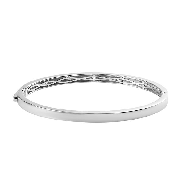 Moissanit Armreif, 19cm, 925 Silber rhodiniert - 0,86 ct. image number 5