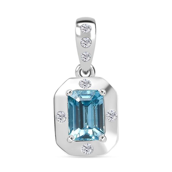 D'Joy AAA blauer und weißer Zirkon Anhänger - 1,35 ct. image number 0