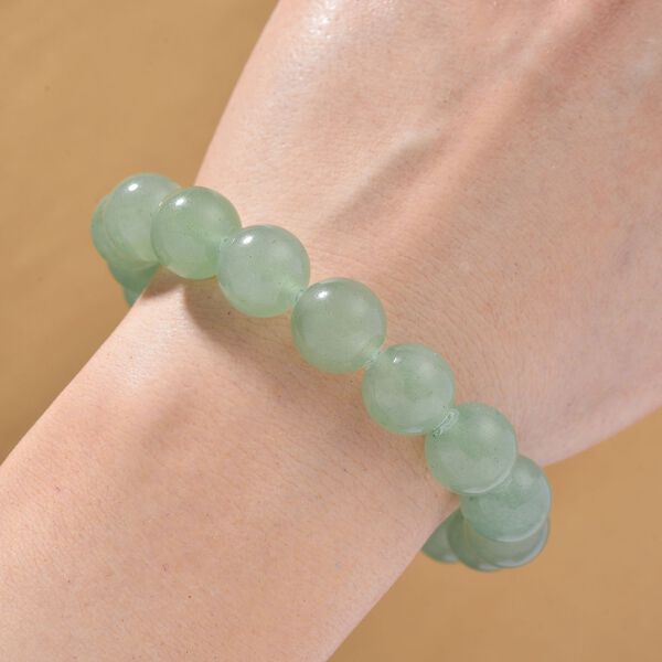 Grüner Aventurin Armband Flexibel, ca. 215.00 ct image number 2