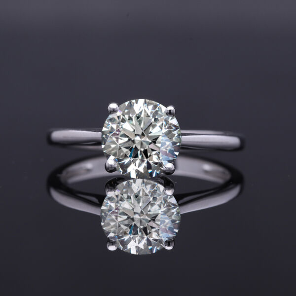 LUXURIANT SGL zertifizierter VS-EF Labor Diamant Ring in 585 Weißgold - 3 ct. image number 2