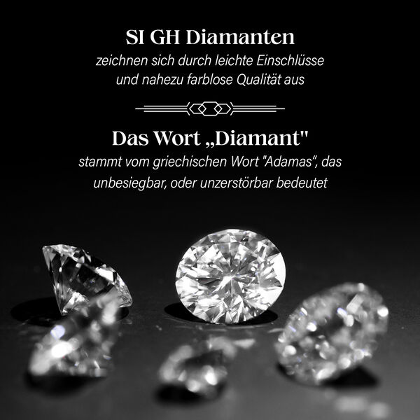 New York Kollektion - SI G-H Diamant Armband, 19 cm, 585 Gelbgold - 2 ct. image number 3