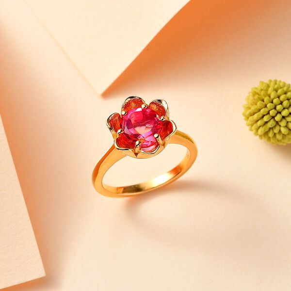 Sunset Triplett Quarz Ring, ca. 2,29 ct. image number 2