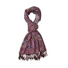 Floral scarf100% viscosesize:175cm X70cm weight: 170gcolor: purple