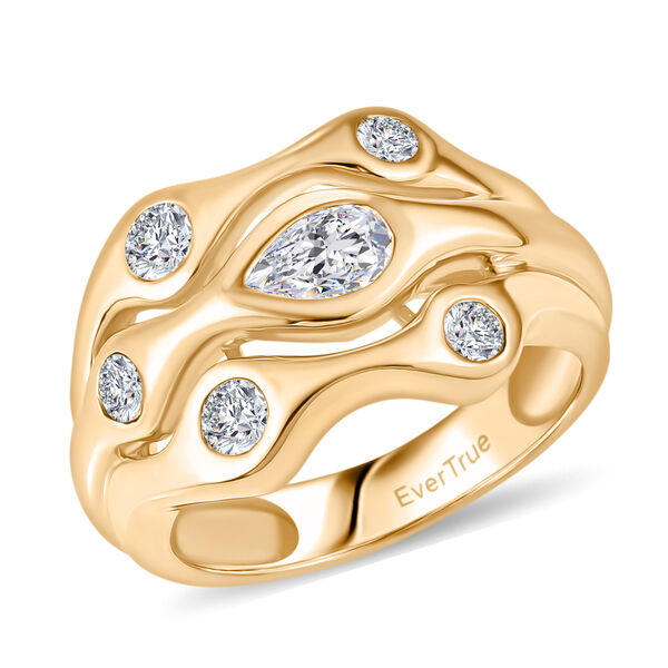EverTrue wei&szlig;er Topas Ring - 1,16 ct. image number 4