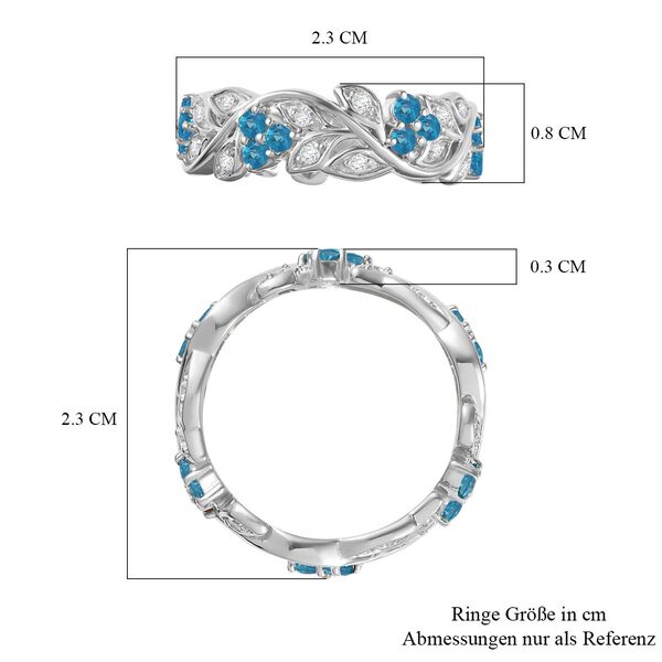ALLORO AA Neon Apatit und Zirkon Ring - 0,99 ct. image number 7