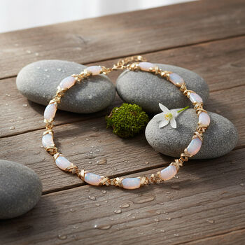 Opalit 45+5cm Halskette - 250 ct.