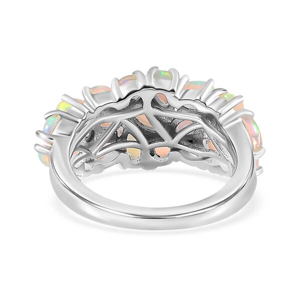 Nat&uuml;rlicher, &auml;thiopischer Welo Opal Ring 925 Silber rhodiniert (Gr&ouml;&szlig;e 20.00) ca. 2.41 ct image number 7