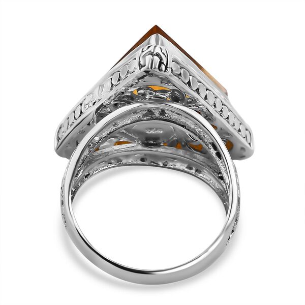 Royal Bali Kollektion- Citrin Cocktail Ring - 6,50 ct. image number 5