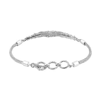 Royal Bali Kollektion - Silber Armband, 20cm