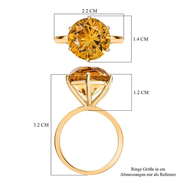 Citrin Ring - 9,42 ct. image number 6
