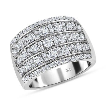 Moissanit Ring - 2,43 ct.