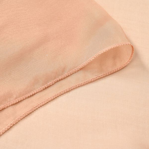 LA MAREY – Chiffon Schal aus Maulbeerseide, beige image number 7