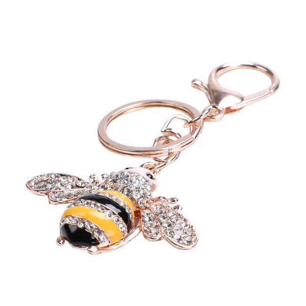 3er-Set- mehrfarbige Kristall-Schlüsselanhänger image number 3