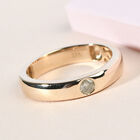 Diamant Band-Ring, SGL zertifiziert I1-I2 G-H, 375 Gelbgold  ca. 0,10 ct image number 1