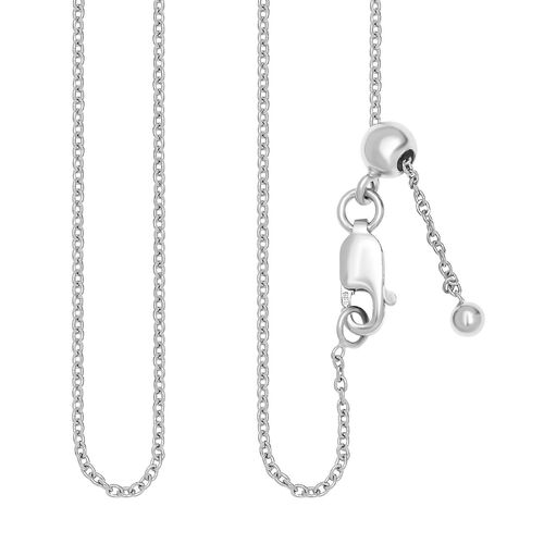 Kabelkette 45cm, 925 Silber image number 0