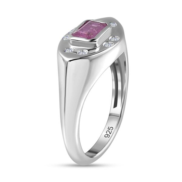 AA Ilakaka rosa Saphir und Zirkon Ring - 0,96 ct. image number 5