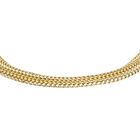 LONDON CLOSE OUT- Designer Bismarck Collier ca. 45 cm, 375 Gelbgold ca. 6,70g