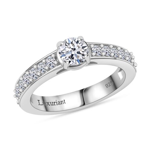 LUXURIANT DIAMOND- SGL zertifizierter VS-EF Labor Diamant Ring - 1 ct. image number 4