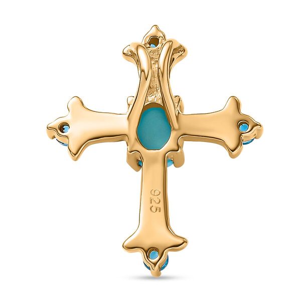 AA Sleeping Beauty T&uuml;rkis und Neon Apatit Anh&auml;nger, ca. 0,43 ct. image number 5