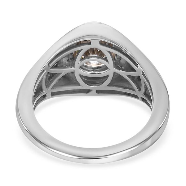 Moissanit Solitär Ring - 1,42 ct. image number 6