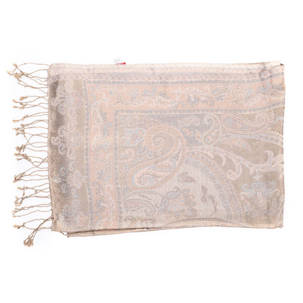 Premium Kollektion - gewebter Schal, Cr&egrave;me image number 5