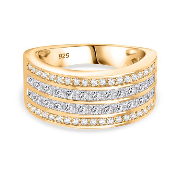 Moissanit Ring, ca. 1,60 ct.