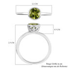 Natürlicher Peridot-Ring, 925 Silber  ca. 0,88 ct image number 6