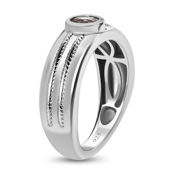 AA Nat&uuml;rlicher Tansanischer Lavendel-Spinell Ringe 925 Silber platiniert (Gr&ouml;&szlig;e 19.00) ca. 0.43 ct image number 5