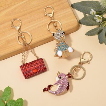 Schwarze Kristall Schmuckset Legierung emailliert