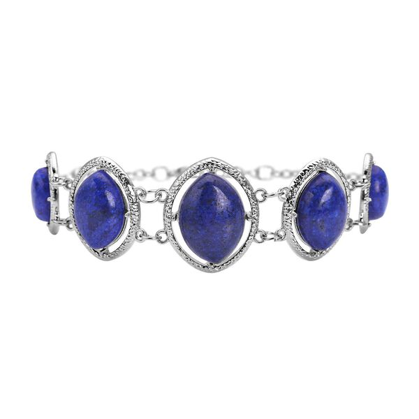 Lapislazuli-Armband, ca. 20 cm, ca. 61,50 ct