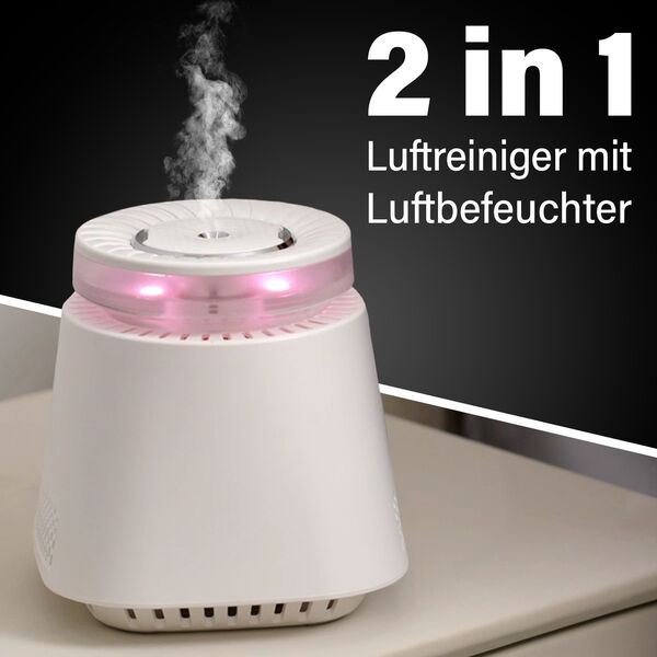 Homesmart 3-in-1 Luftreiniger und Luftbefeuchter, weiß image number 2