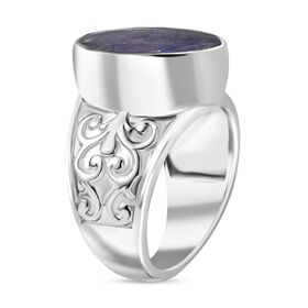 Tansanit-Matrix Ring 950 Kupfer (Größe 20.00) ca. 4,10 ct