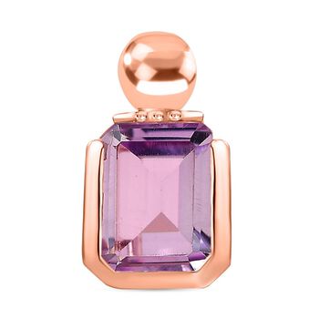 Rosa Amethyst Anh&auml;nger 925 Silber Ros&eacute;gold Vermeil ca. 1,55 ct.