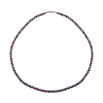 Multi-Edelstein-Halskette, 45 cm - 100 ct.