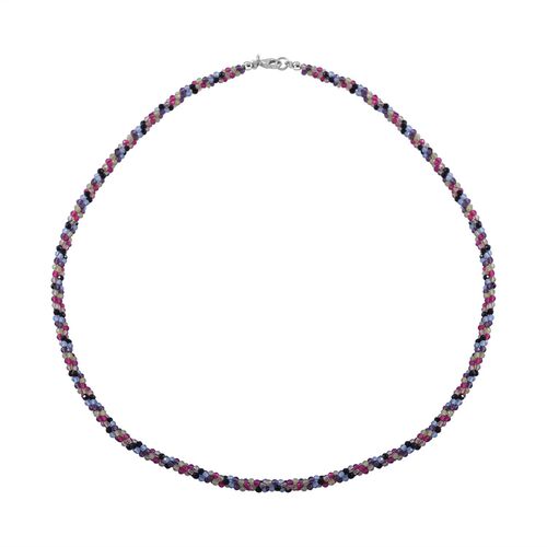 Multi-Edelstein-Halskette, 45 cm - 100 ct. image number 0