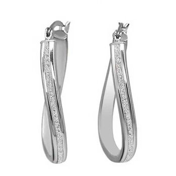 Ohrh&auml;nger, 925 Silber rhodiniert&nbsp;