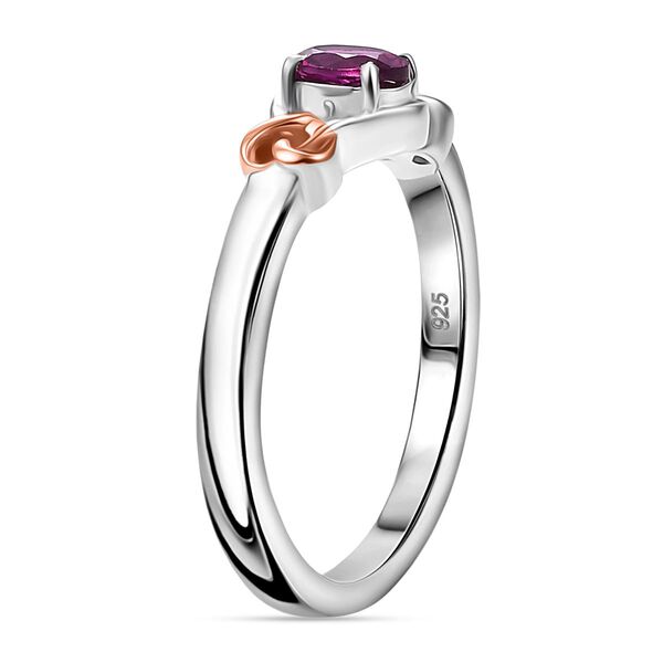 2er Set - AAA Nat&uuml;rlicher Radiant Ember Garnet Ring und Anh&auml;nger, Gr&ouml;&szlig;e (17.00), 925 Silber rhodiniert ca. 0.92 ct image number 6