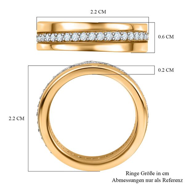 Moissanit Ring - 0,82 ct. image number 5