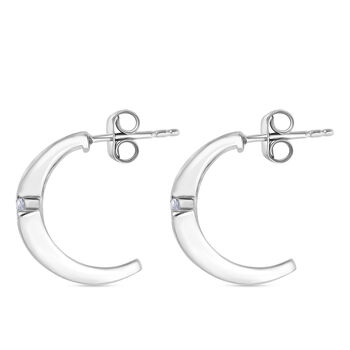 EVER TRUE Moissanit Ohrringe Nickelfreies Messing YG und RG und PE ca. 0.63 ct