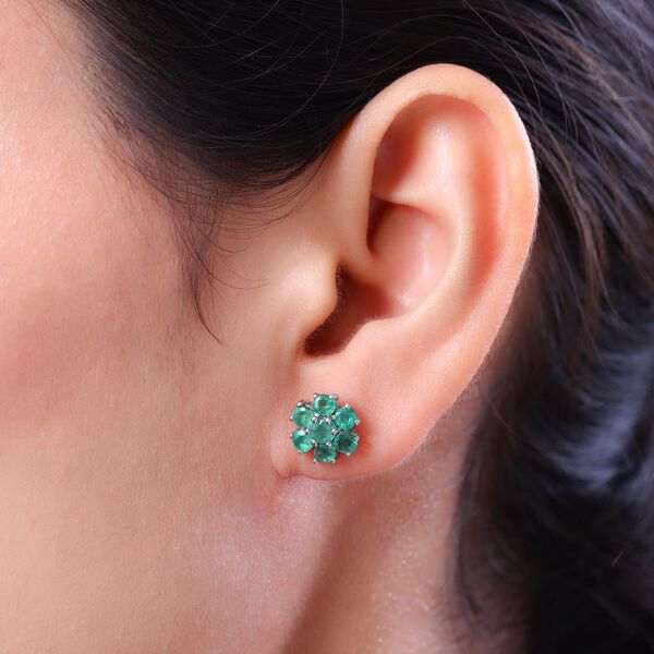 Kagem sambische Smaragd-Ohrstecker - 1,77 ct. image number 3