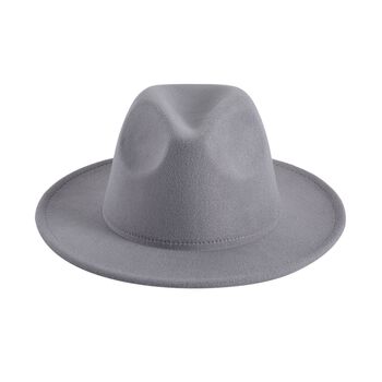 LA MAREY - Fedora Hut, Unisex, 56-58cm, grau