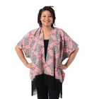 Kimono mit Quasten, Einheitsgröße, Rosa